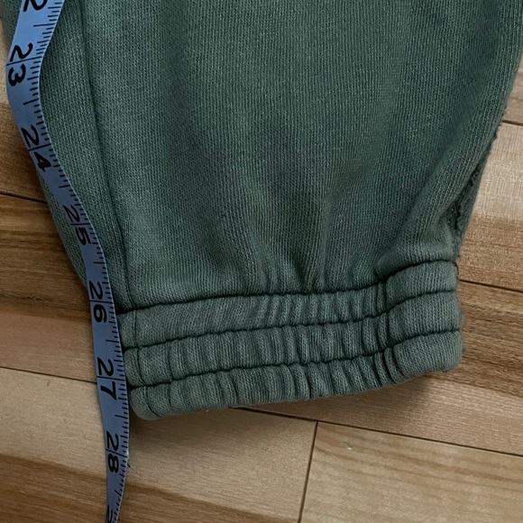 Size M Aerie Olive Joggers with Heart on Leg - Picture 6 of 8